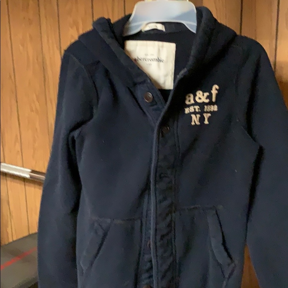 Boys button up hoodie